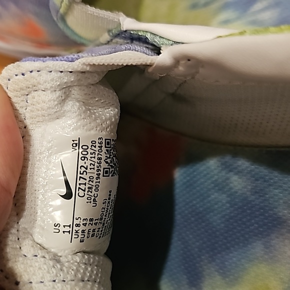 B Nwot Nike TYE dye slip on womens size 11 - Picture 5 of 10